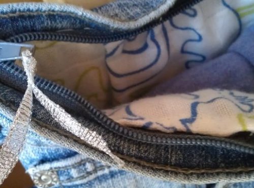 сумочка из старых джинсов 5