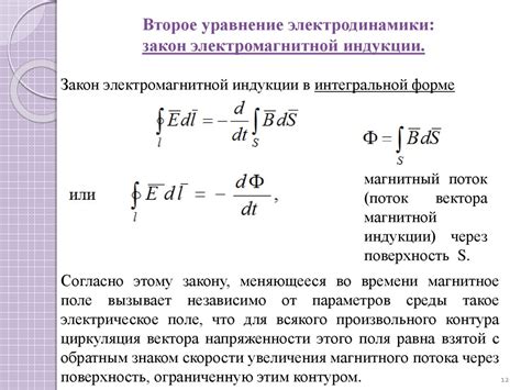 Законы электромагнитного взаимодействия