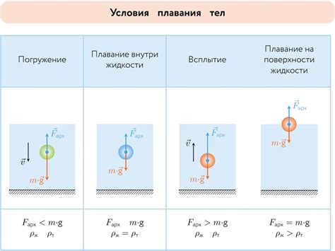 Закон Архимеда и определение плотности