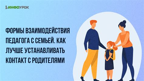 Контакт с родителями: