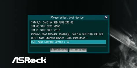 Проверка работы USB контроллера ASRock