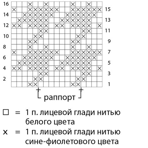 Схемы для вязания гусиных лапок