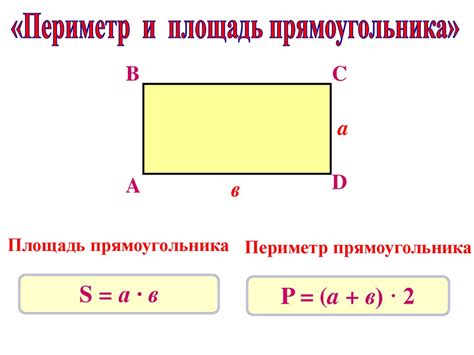 Что такое периметр прямоугольника и как его найти?