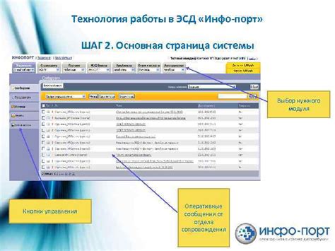 Шаг 2: Выбор модуля отчетности